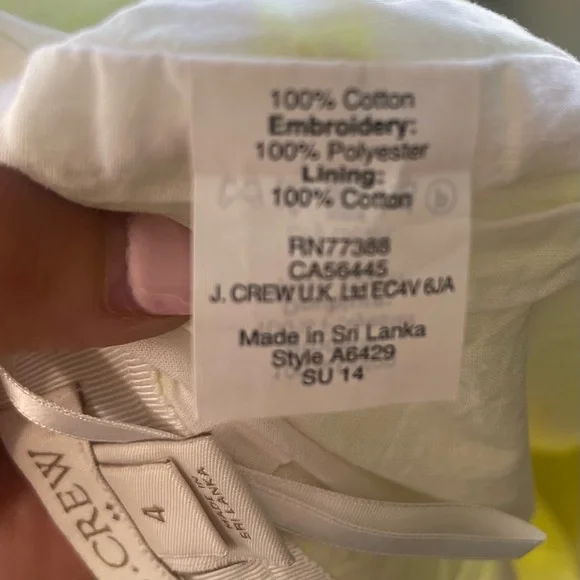 J. Crew Neon Floral Embroidered Mini Skirt - Picture 11 of 12